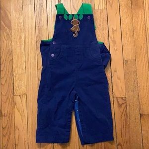 NWT 24 month blue corduroy overalls